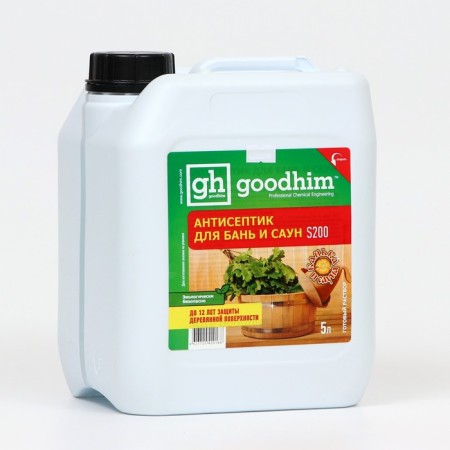 Antiseptic for baths and saunas Goodhim S200, 5 liters