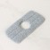 Rectangular Raccoon Rectangular Nazveka, with a neckline, 30 × 14.5 cm, microfiber, gray color gray