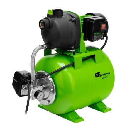 SIBRTEK NS850-P pumping station, 850 W, pressure 42 m, 58 l/min, tank 19 l, cable 1.2 m
