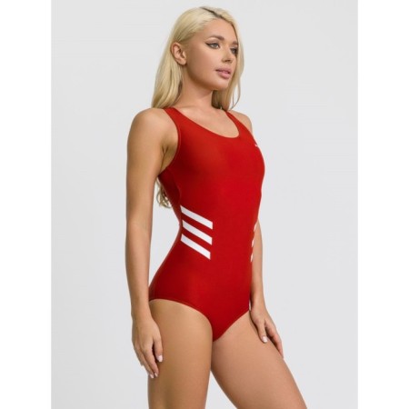 Women's swimsuit for the ATEMI SWAE 01C basin, red color, size 42-1
