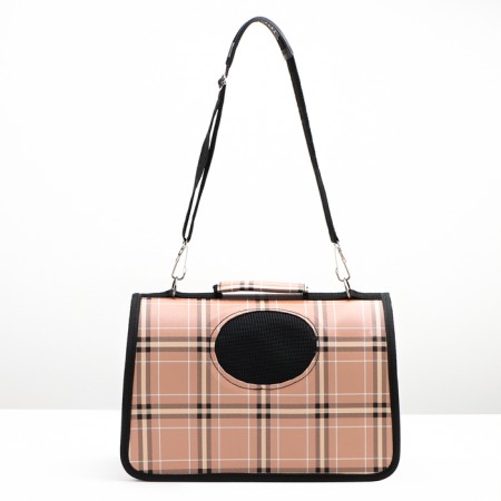 Bag - Animal Carriage "Cell", pink, size S, 37 x 20x 24 cm-1