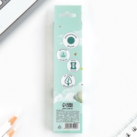 Pencil is a simple black -granographic without an eraser "You are beautiful"-4