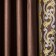 Set of curtains "Valerie", size 200 x 270 cm, brown