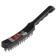 Metallic manual scrap brush, plastic handle, 4-row
