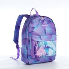 Backpack from textiles on lightning, Erich Krause, 1 pocket, lilac color