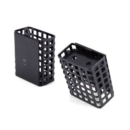 Feeding feeder Yaman rectangular 40 g, metal, removable plastic bottom, packaging 10 pcs. 106948