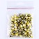 A set of decorative stickers "Bees" 100 pcs., 1.5 × 1.3 cm