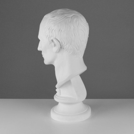 Gypsum figure Caesar's head, 20 x 27 x 52 cm-2