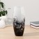 Vase "Black and white rose" D-7.5x11x26 cm