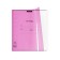 Notebook 12 sheets, A5+line, on the bracket, Erichkrause, classic Coverprio Neon, plastic cover, pink,