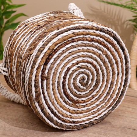 Wicker basket 27x27x25 cm-4