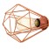 Tarbes 1x60W desktop E27, wenge 17.5x17.5x26.5 cm