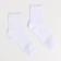 Women's socks Medium, white color, size 25