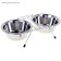 Set: double bowl on the stand VM-2700 (C), 2*950ml