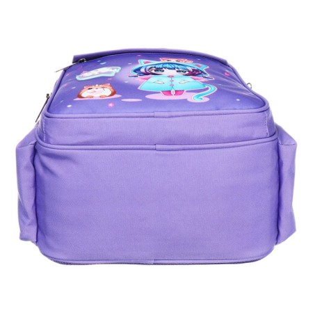 School backpack 38 x 29 x 14.5 cm, Hatber Ergonomic Light, "Cat Girl" NRK_15123-6