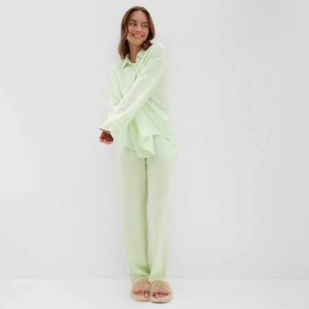 Пижама женская (рубашка и брюки) KAFTAN Lime series р. 48-50-11