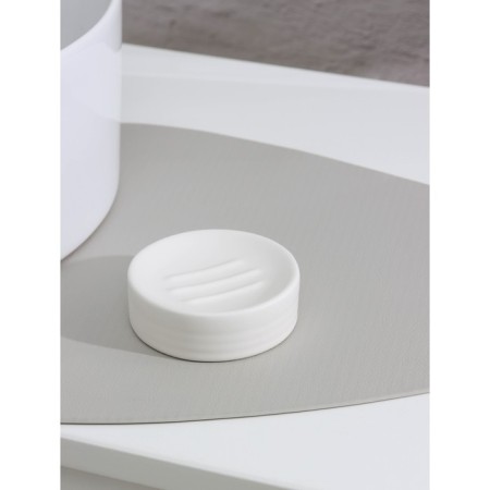 Soapwood ceramic shade "Modern", white-gray color-1
