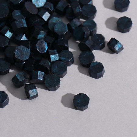 Wax in granules "blue" pearl set of 100 capsules-5