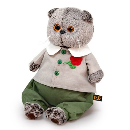 Soft toy "Basik complete with a flower", 30 cm-1