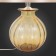 ST LUCE bedside lamp. SL968.904.01. Ampolla. 1x60 W, E27, 35x35x54 cm, chromium color, amber