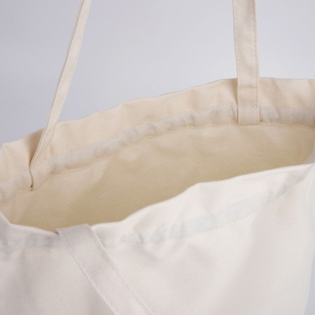 Textile bag, on the laces of Botanika, beige-6