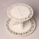 Cake stand, 2-tier, wood, collapsible, h = 15 cm, d = 19.24 cm