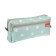 The pencil case is soft, 2 compartments, volumetric, 100 x 210 x 50 mm, Erich Krause, Dots in Mint, Mint 52288