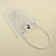Bag for flowers is transparent, "peas", moisture -resistant, 26x24x12 cm