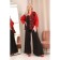 Female jacket, size 42, red color