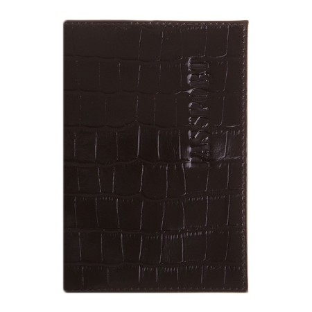 Cover for passport, black color