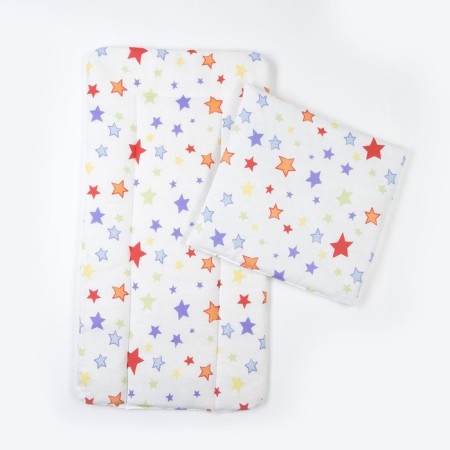 Set in a stroller 2 items universal (mattress 40x70, pillow 30x40), color mix