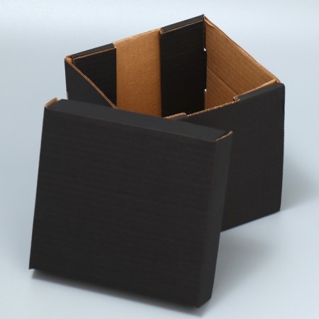 Gift folding box, packaging, “black”, 16.6 x 15.5 x 15.3 cm-1
