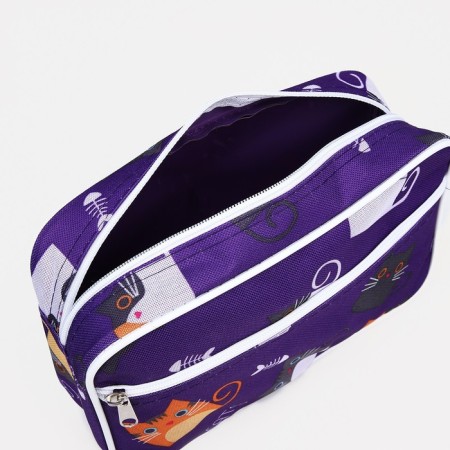 Lightning cosmetic bag, lilac color-2