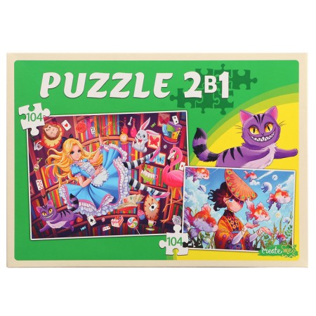 Puzzles 2 in 1 "World of anime No. 4", 104 elements in each puzzle-4