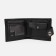 Male purse for magnet, department for bills, for maps, for coins, black color