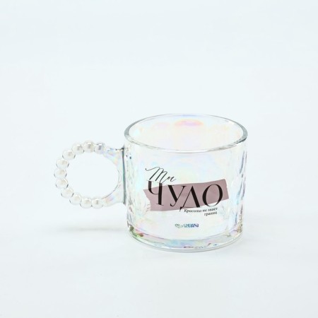 Glass mug "You are a miracle", 300 ml-1