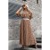 Female dress, size 50, beige color