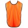 Football shirt on elastic band, orange color