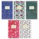 Notepad A5, 40 sheets on the crest "Flowers" Pattern, cover of laminated cardboard, block 55 g/m2, mix
