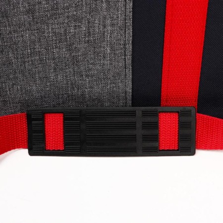 Bag - Animal carrying, frame, folding, 40 x 25 x 26 cm, red -gray-6