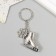 Trick Metal "Horse with Snezhinka" silver 3x3 cm