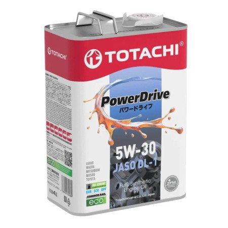 Motor oil Totachi PowerDrive 5W-30, JASO DL-1, synthetic, 4 liters