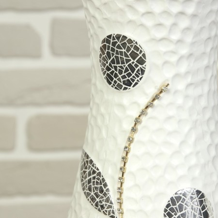 VAZA Keramics floor "Flower branch" 60 cm, white-1
