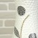 VAZA Keramics floor "Flower branch" 60 cm, white