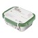 Smart Solutions lunch box, glass cover, 1.2 l, green color
