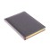 Diary of a low -up A5+, 136 sheets of Sidney Nebraska, solid cover, artificial leather, gold cut, gray