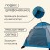 Tart tourist tent, camping maclay kantana 4, 4-seater, with vestibule