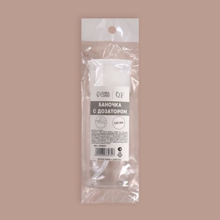 Board with pomp, 120 ml, white/transparent color-4