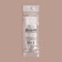 Board with pomp, 120 ml, white/transparent color