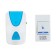 Homestar HS-0103 call, electric, wireless, 32 melodies, 100 m, from batteries, blue